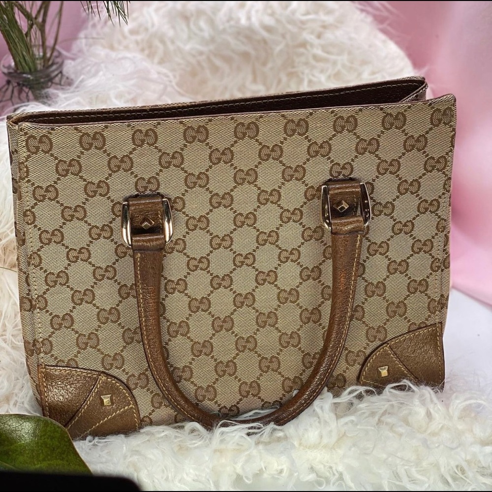 Gucci GG canvas tote medium AUTHENTIC VINTAGE